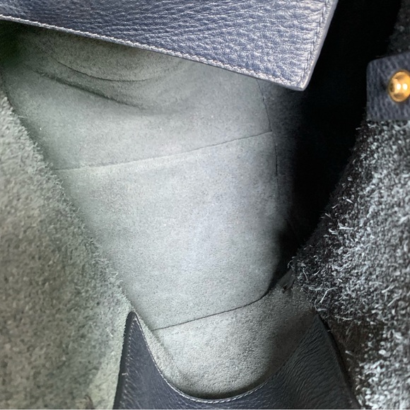 Michael Kors navy blue leather Ashbury bag - Picture 5 of 7